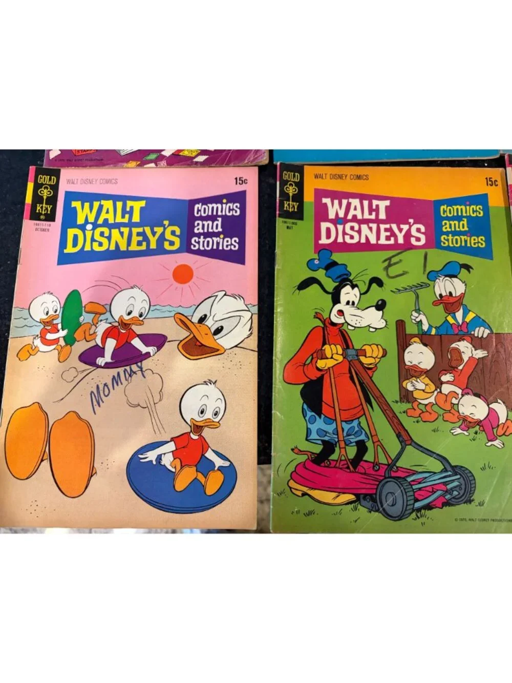 1970s Walt Disney Comics Donald Duck Gold Key Whitman 13 Comic Books Lot